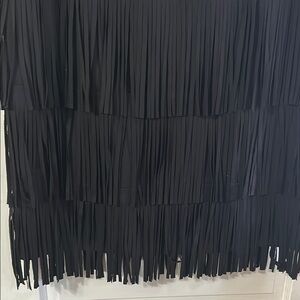 Chico's Black Pleated Tiered Midi Skirt for Cocktail